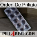 Orden De Priligía 30